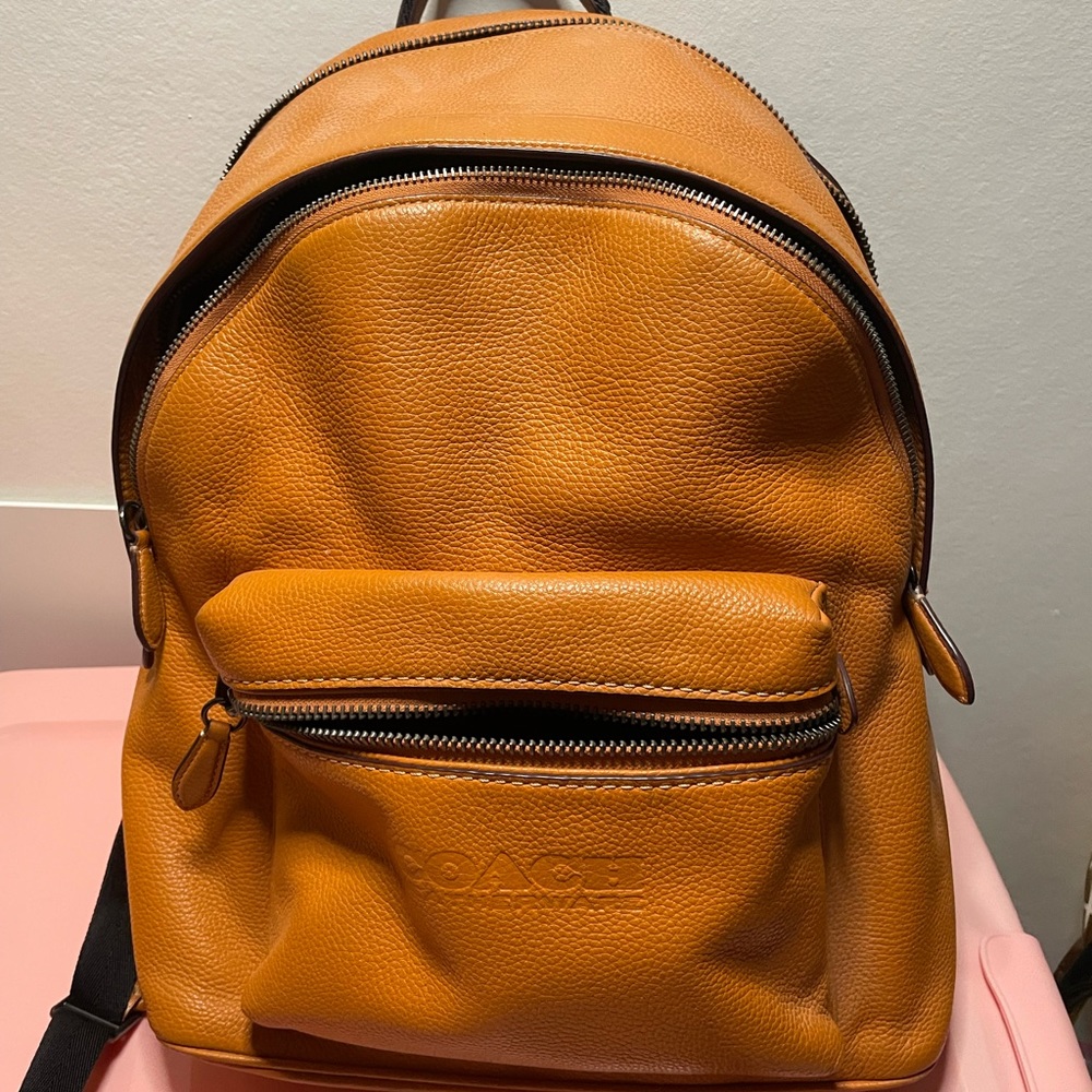 Coach Charlie Leather Backpack